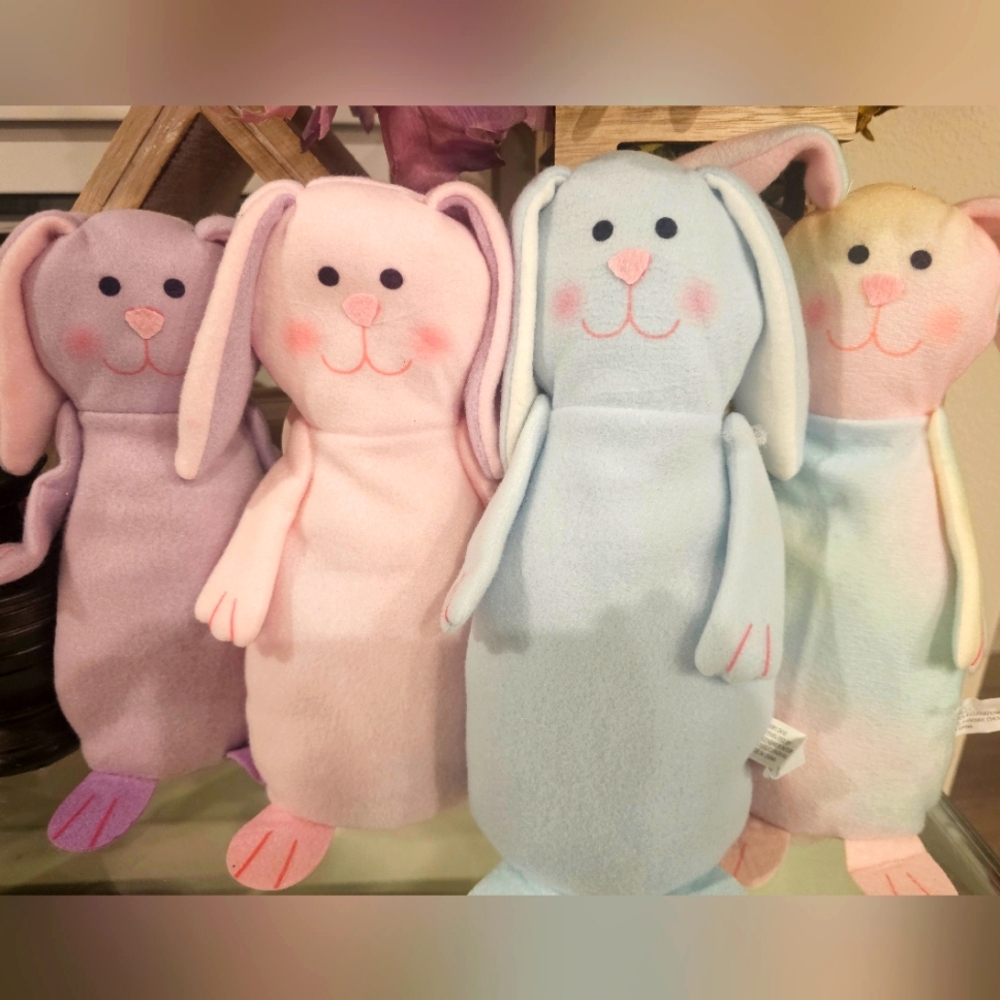Set of Four Plush Bunnies 🐰